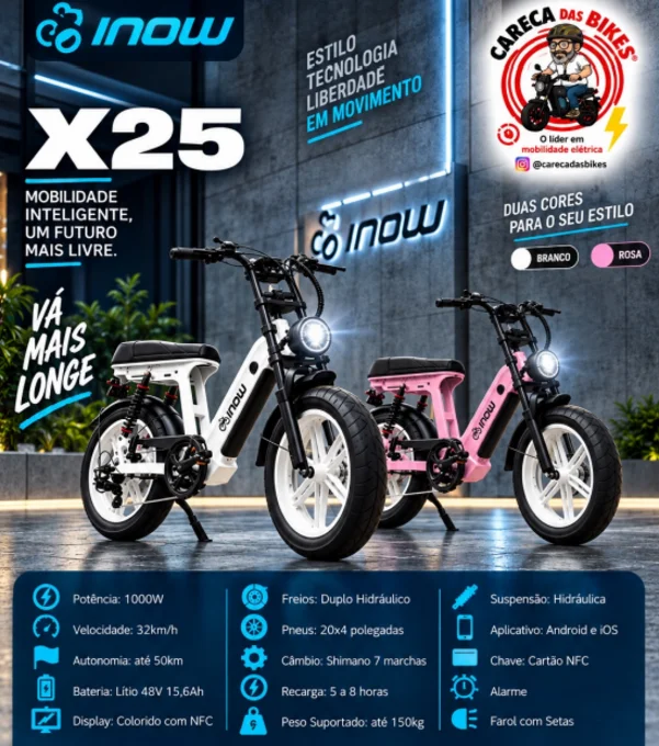 Foto de Bicicleta Elétrica INOW X25