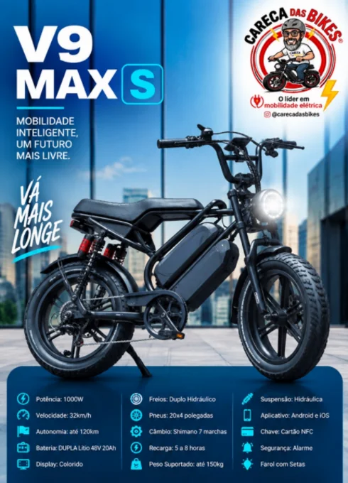 Foto de Bicicleta Elétrica V9 MAX S