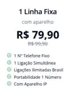 Foto de 1 Linha Fixa