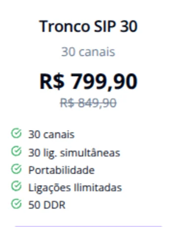 Foto de Tronco SIP 30 canais