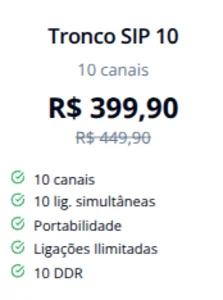 Foto de Tronco SIP 10 canais