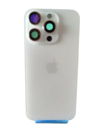 TAMPA TRASEIRA COMPLETA IPHONE 16 PRO - COR: BRANCO.