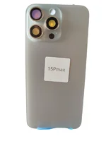 Miniatura de TAMPA TRASEIRA COMPLETA IPHONE 15 PRO MAX - COR: TITANIUM NATURAL.