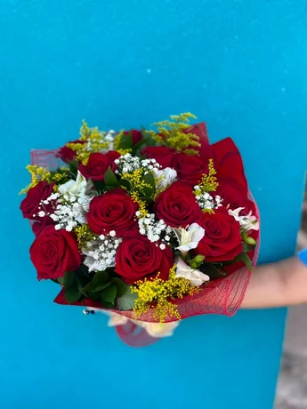 Foto de Buquê 12 rosas