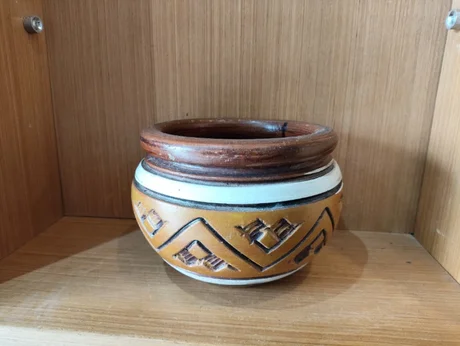 Foto de Cachepô artesanal indígena