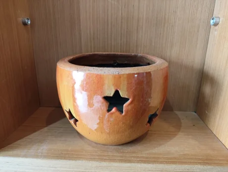 Foto de Cachepô esmaltado estrela