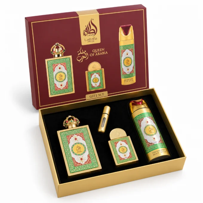 Foto de Perfume Kit Quenn Of Arabia Lattafa Pride Gift Set Feminino