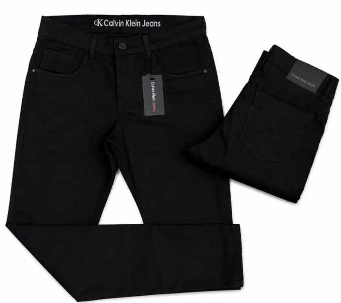 Foto de Calça Jeans Preta Calvin Klein