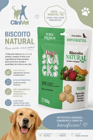 Foto de Snacks Biscoito Natural Beterraba, Brocolis, Cenoura e Ervilha