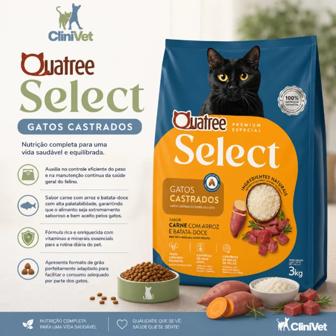 Foto de Quatree Sélect Gastos Castrados Sabor Carne