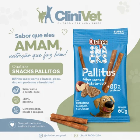 Foto de Snacks Pallitus Carne e Batata-Doce