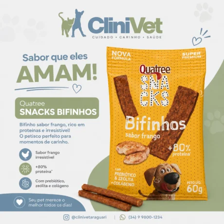 Foto de Snacks Bifinhos Sabor Frango