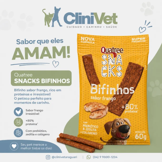 Foto de Snacks Bifinhos Sabor Frango