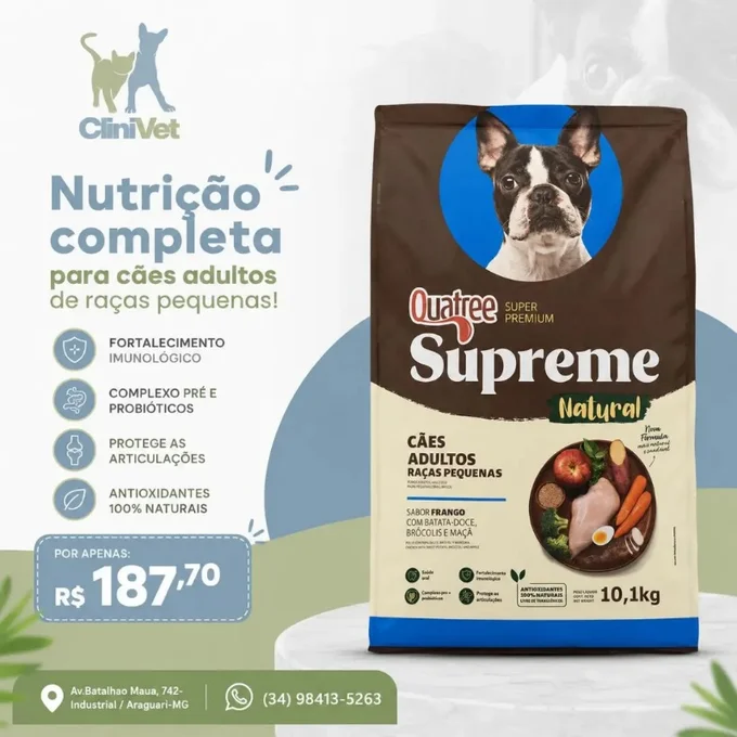 Foto de Quatree Supreme Natural | Cães adultos de raças pequenas