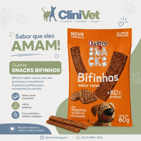 Foto de Snacks Bifinhos Sabor Carne