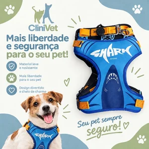 Foto de Peitoral Air Shark Azu Porte Grande