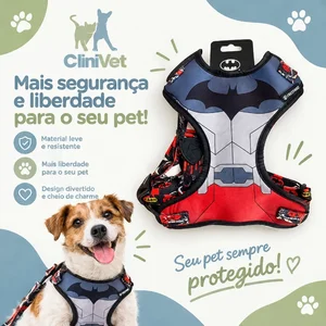Foto de Peitoral com Guia Batman Porte Grande