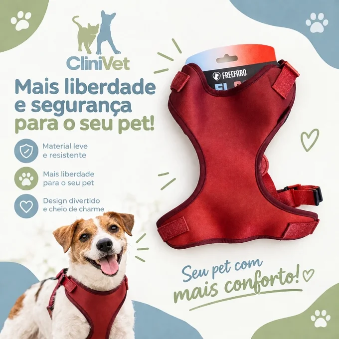 Foto de Peitoral com Guia Pepper Porte Grande