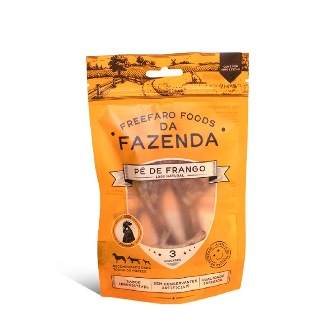 Foto de PETISCO PÉ DE FRANGO - Para Cães - Com 3 Unidades