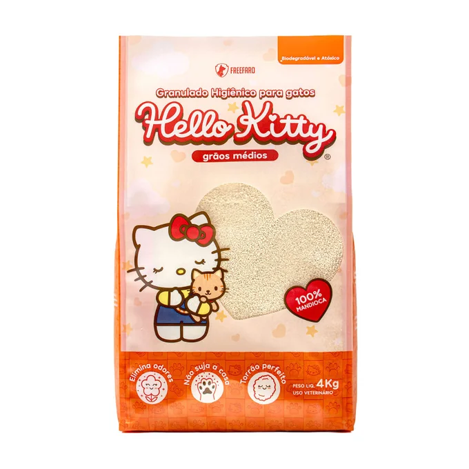 Foto de GRANULADO HIG. GRAOS MEDIOS HELLO KITTY 4KG