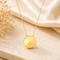 Miniatura de Colar Medalha Lisa Elegance