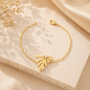 Foto de Pulseira Laço Radiante com Zircônias