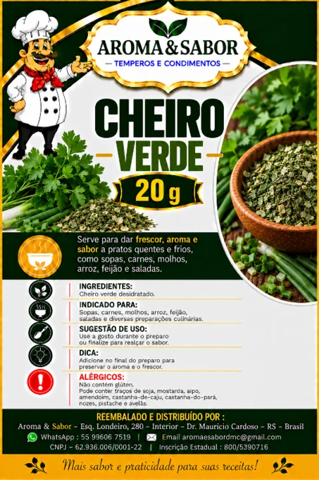 Foto de 09.109 - Cheiro Verde 20 gr