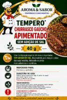 Miniatura de 06.84- *Tempero* Churrasco Gaúcho Apimento