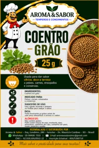 Foto de 05.105 - Coentro em Grão 25 gr
