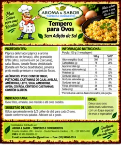 Foto de 18.96- *Tempero* Para Ovos