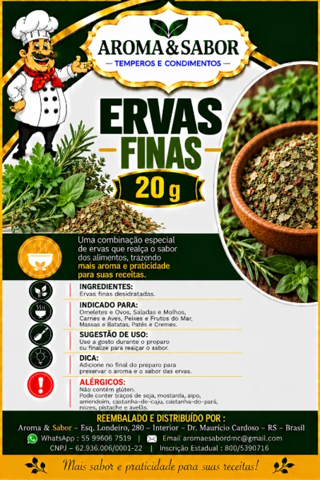 Foto de 11.111 - Ervas Finas 20 gr