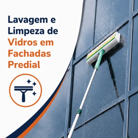 Foto de Lavagem e limpeza de vidros em fachadas predial
