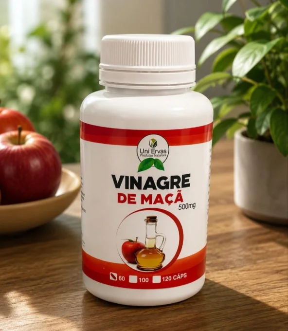 Foto de VINAGRE DE MAÇÃ CÁPSULAS 500mg