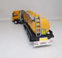 Miniatura de Miniatura  Caminhão Tanque Miniatura com Luz, Som e Fricção