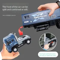 Miniatura de Miniatura Caminhão Motorhome com Luz , Som e Fricção