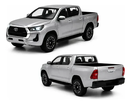 Foto de Miniatura Hilux Srx 1:36 Metal Fricção Farol Led Porta Abre
