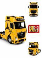 Miniatura de Miniatura Caminhão Mercedes-benz Actros 1:24 Com Luz E Som