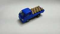 Miniatura de Miniatura Kia Bongo Mini Caminhão Fricção Carrinho Metal E Plástico com Carga de Gás Dourado