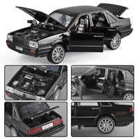 Miniatura de Miniatura Volkswagen Santana 1:24 Welly Metal Abre Portas Capô Colecionável