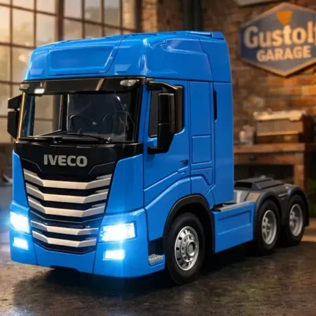 Foto de Miniatura Caminhão IVECO Trucado, com Luz, Som e Fricção