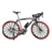 Miniatura de Miniatura Bicicleta Miniatura Pro Speed Cinza 1:10