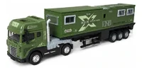 Miniatura de Miniatura Caminhão Trailer Motorhome Luz Som Fricção