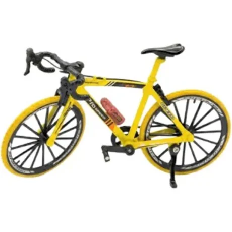 Foto de Miniatura Bicicleta Miniatura Pro Speed Cinza 1:10