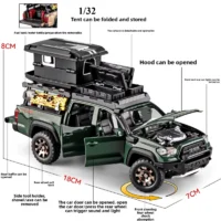 Miniatura de Miniatura Veículo TOYOTA Off-Road Tacoma Versão Viagem