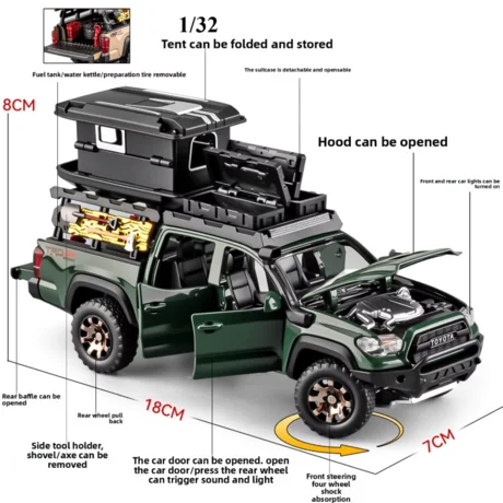Foto de Miniatura Veículo TOYOTA Off-Road Tacoma Versão Viagem