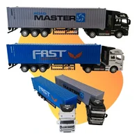 Miniatura de Miniatura Caminhão Container , Fricção