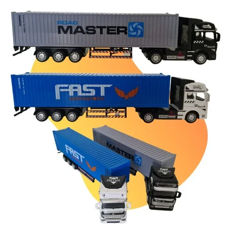 Foto de Miniatura Caminhão Container , Fricção