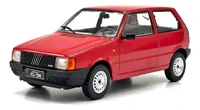 Miniatura de Miniatura Fiat Uno S 1985 Prata 1:24 California Classics - RICA EM DETALHES