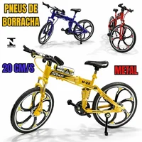 Miniatura de Miniatura Bicicleta Star 19cm – Metal Resistente e Rodas de Borracha