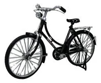 Miniatura de Miniatura Bicicleta Retrô Bike Em Metal Classic 18cm